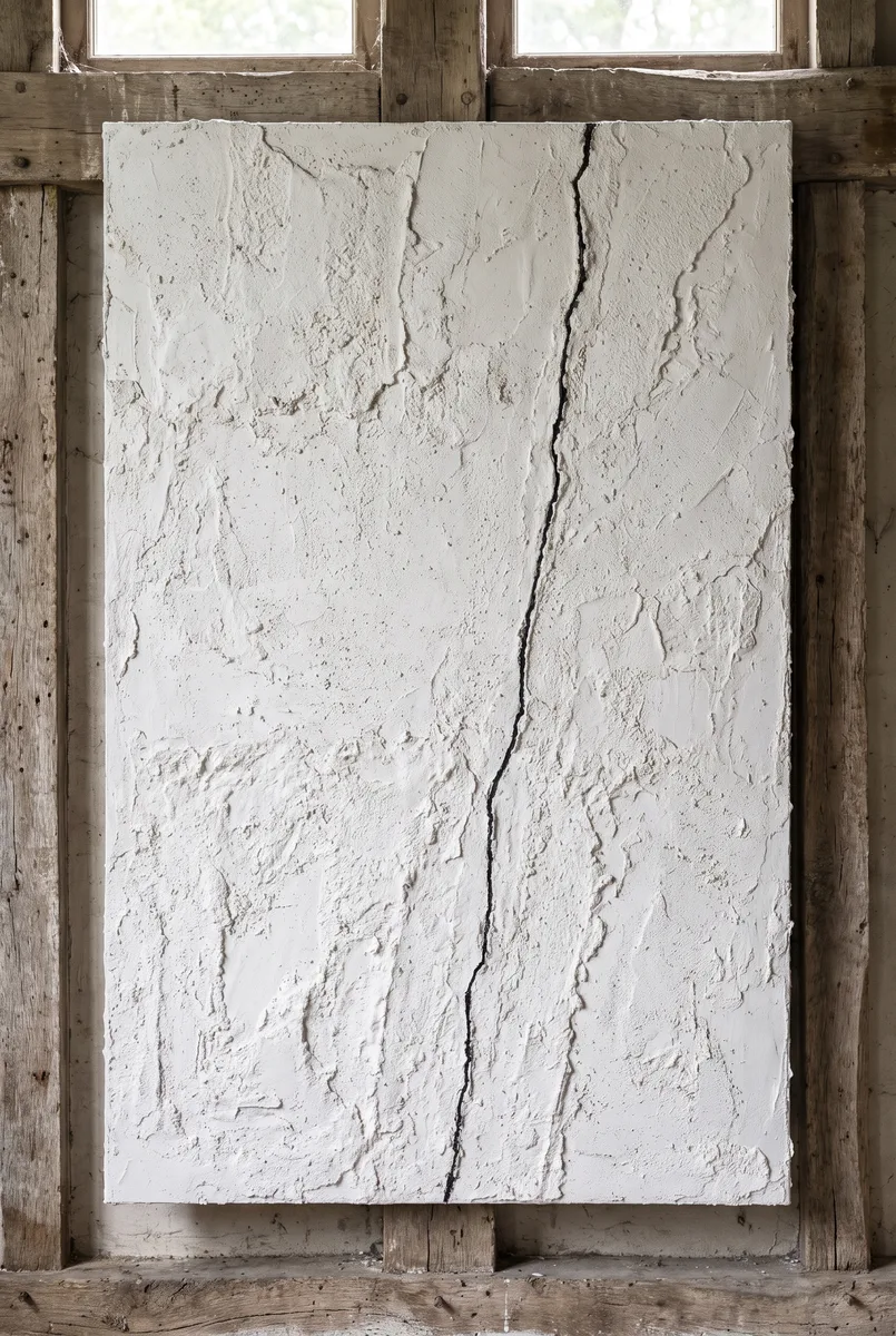 Falaise, 2021. One black crack down six meters of chalk white. The critics called it my confession.